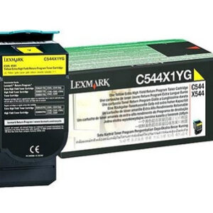 Tóner LEXMARK C544X1YG - 4000 páginas, Amarillo, Lexmark