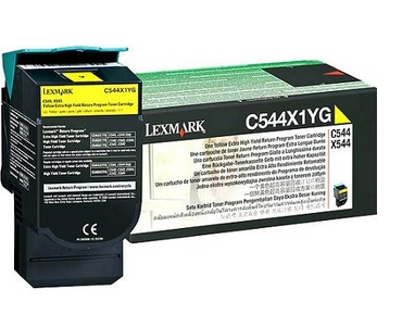 TONLXM1410_full Tóner LEXMARK C544X1YG - 4000 páginas, Amarillo, Lexmark