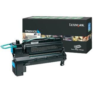 TONLXM3440_full Cartucho tóner LEXMARK - 20000 páginas, Cian, Laser
