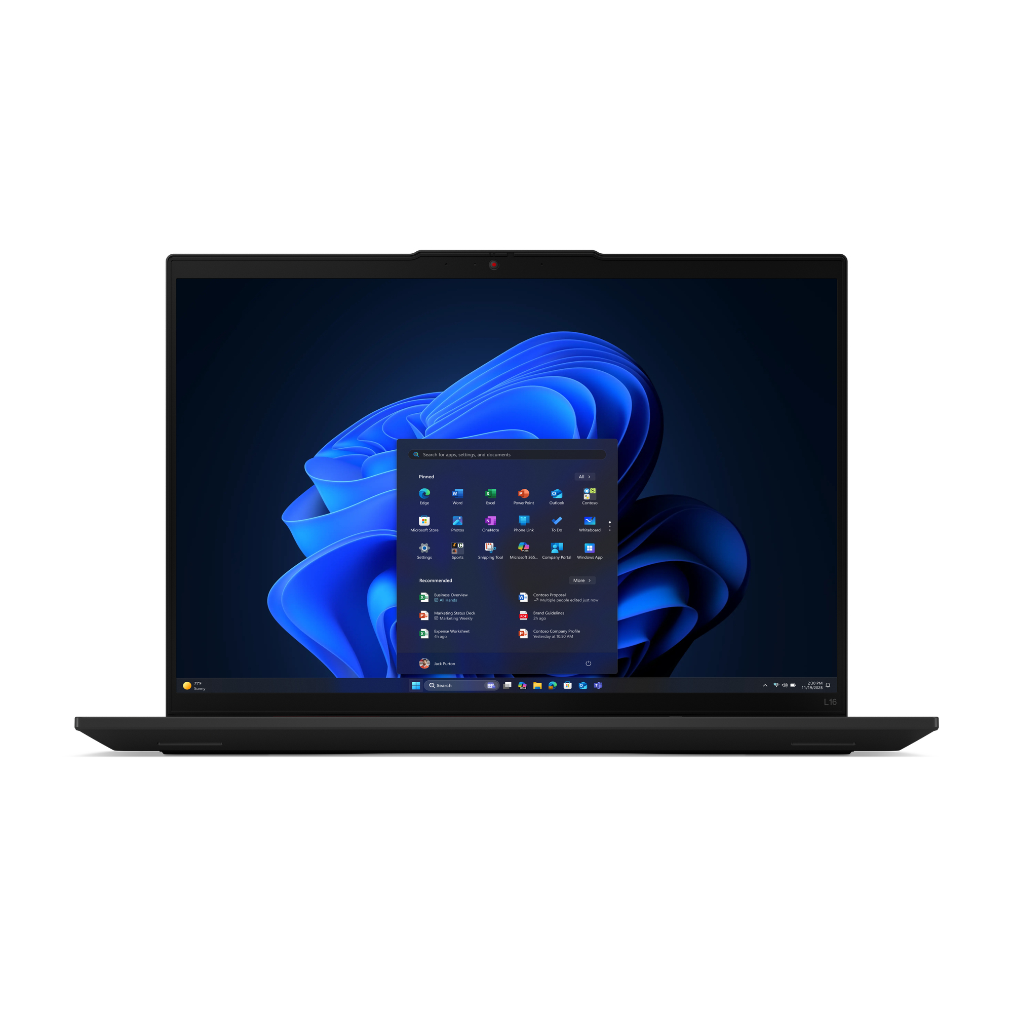 COMLEV6960_full Laptop Lenovo ThinkPad L16 Gen 2 Intel Core Ultra 5 225U - 16 GB, 512 GB SSD, W11P, 1 año de garantia