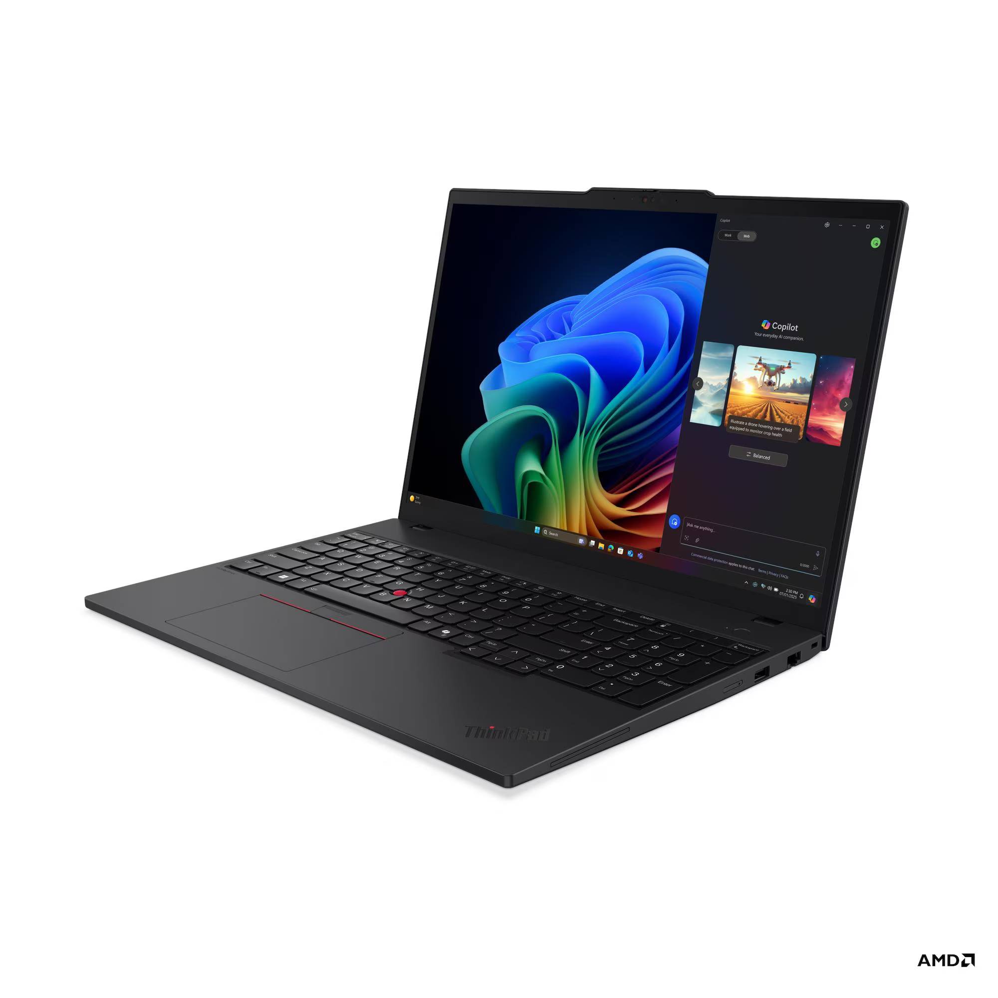 Laptop Lenovo ThinkPad T16 Gen 4 AMD Ryzen AI 7 PRO 350 - 32 GB, 1TB SSD, W11P, 1 año de garantia