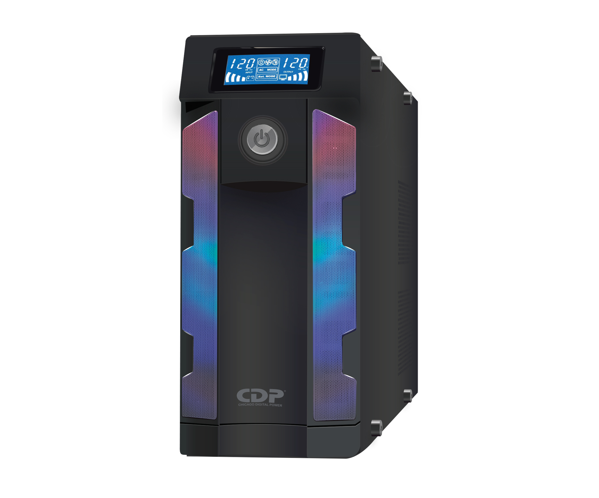 NBKCDP1770_full GSMART1516B 1500VA/900W UPS Smart - AVR 16 Salidas, Puerto de carga USB (8 USB-A y 2 USB-C), 210 joules, Luz RGB, LCD, 120 Vac