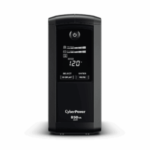 UPS CyberPower CP850AVRLCDa 850VA 510W con LCD, Regulador de Voltaje y 9 Contactos en Torre