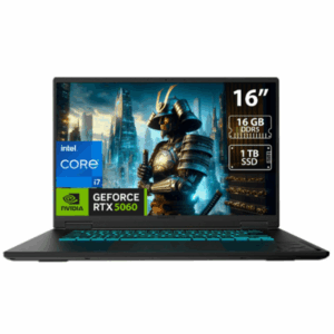 Laptop Gaming Gigabyte A16: Intel Core i7, RTX 5060, SSD 1TB para Empresas
