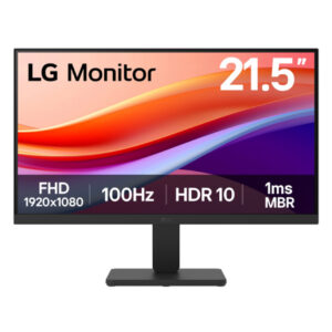 Monitores LG 22U401A: Monitor VA FHD 100Hz de 21.5 Pulgadas para Entornos Profesionales