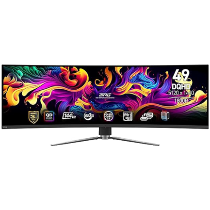 MFOMORAC007_zoom Monitor Curvo QD-OLED MSI MPG 491CQP 49 Pulgadas DQHD 144Hz