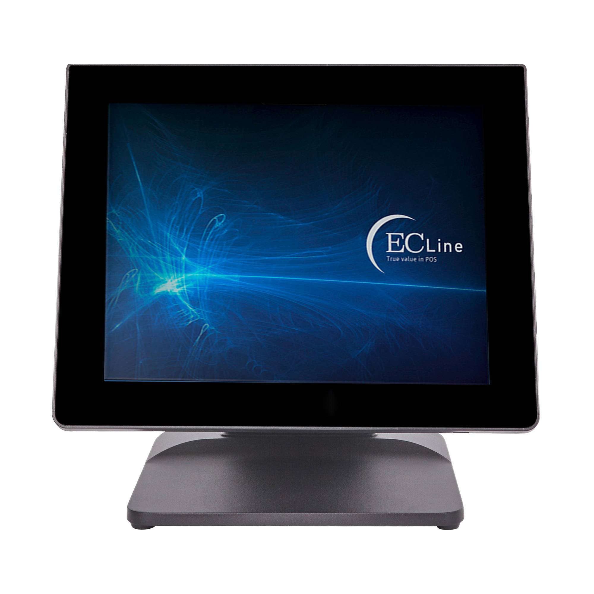 MONECL040_full Monitor Touchscreen EC-LINE EC-FS-1538-TS: Pantalla Táctil Capacitiva USB de 15 Pulgadas para Puntos de Venta y Aplicaciones Industriales