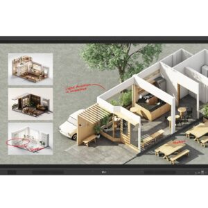 Monitor Interactiva LG CreateBoard 98TR3DQ 4K Táctil de 98 Pulgadas para Empresas