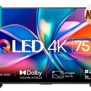 Televisor Hisense 75QD6QV: QLED 4K UHD de 75 Pulgadas para Entornos Corporativos