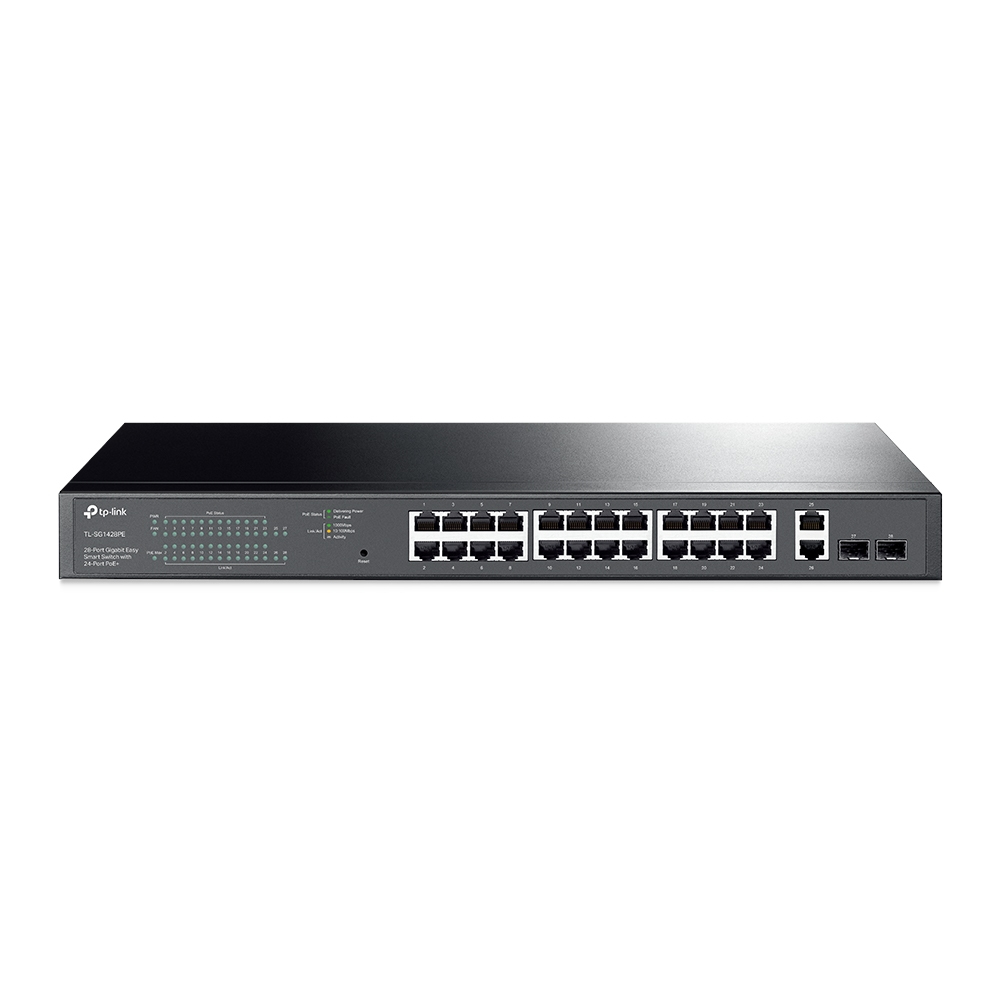 SWTTPL1180_full Switch TP-LINK TL-SG1428PE: Conectividad Robusta y Eficiencia para Redes Empresariales
