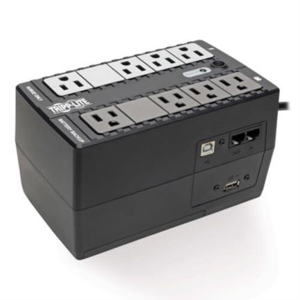 TRVREUAB040_zoom UPS Tripp Lite INTERNET650U1 Interactivo 1050VA 540W con 12 Tomacorrientes, AVR de Doble Elevación y Puerto USB