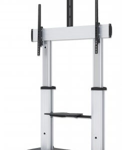 Soporte para TV MANHATTAN 461672: Carro Móvil de Piso para Pantallas de 60" a 100"