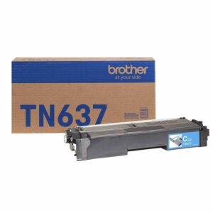 Tóner BROTHER TN637C Cian Original de Alto Rendimiento Empresarial
