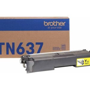 Tóner BROTHER TN637Y - Amarillo de Alto Rendimiento para Empresas