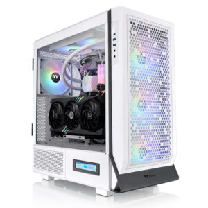 Gabinete THERMALTAKE Ceres 500 TG ARGB Snow Mid Tower para Estaciones de Trabajo y Centros de Cómputo