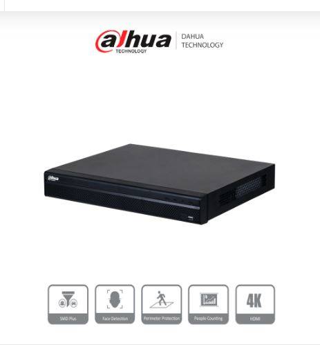 NVRDAH640_full Grabador IP 4K Dahua Technology DHI-NVR4232-16P-4KS3 con 32 Canales y 16 Puertos PoE