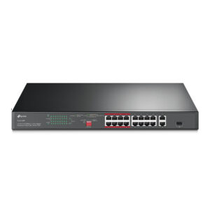 Switch POE TP-LINK TL-SL1218P de 16 Puertos para Infraestructura de Red Profesional